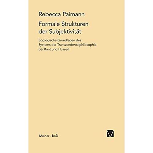 Formale Strukturen Der Subjektivität