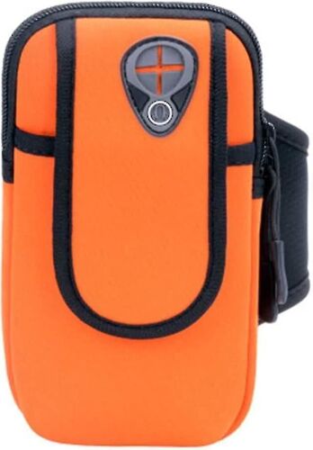 Sac De Bras Téléphone Portable Sac De Bras Sports Résistant À La Transpiration (Couleur: Orange, 1pcs)