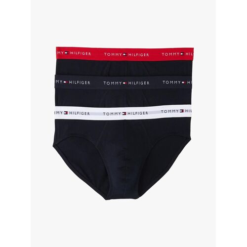 Lot De 3 Slips Signature À Ceinture À Logo 3p Brief Wb/Des Sky/Primary Red/White - S