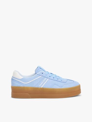 Baskets The Greenwich En Daim Compensées The Greenwich Flatform Suede/sugarplum Blue