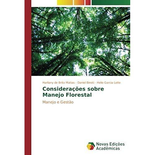 Considerações Sobre Manejo Florestal