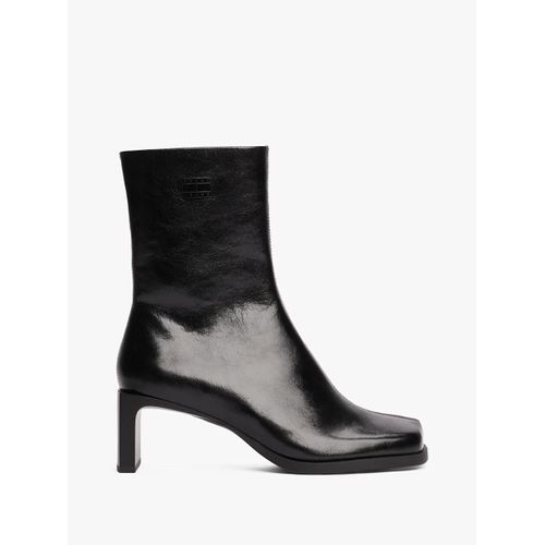 Bottines En Cuir Bout Carré The Soho Boot/black