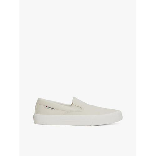 Baskets Slipson En Toile Tjm Slip On Canvas Color/newsprint Beige