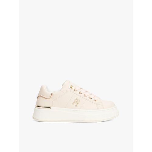 Baskets Lacets Et Monogramme Th Low Cut Lacesup Sneaker/nude