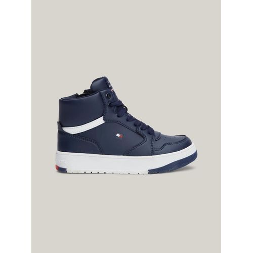 Baskets Mismontantes Lacets Mid Cutlacesup Sneaker/blue