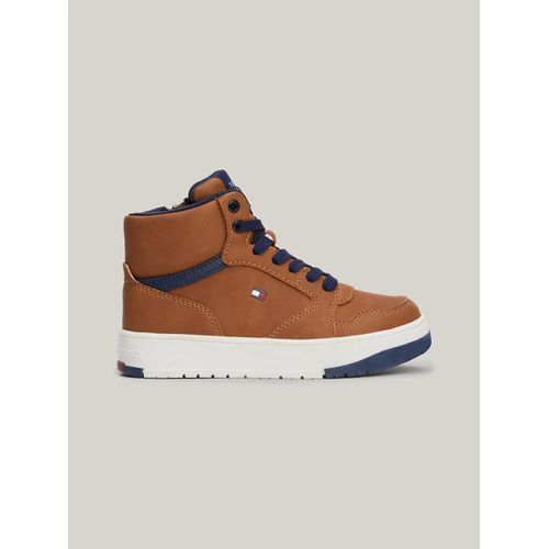 Baskets Mismontantes Lacets Mid Cutlacesup Sneaker/tobacco