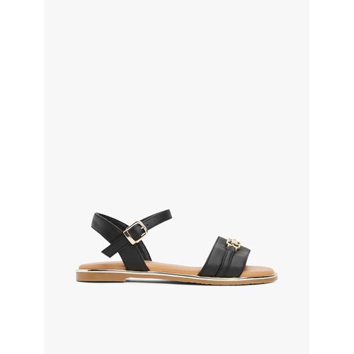 Sandales Plaque Monogramme Th Sandal/black