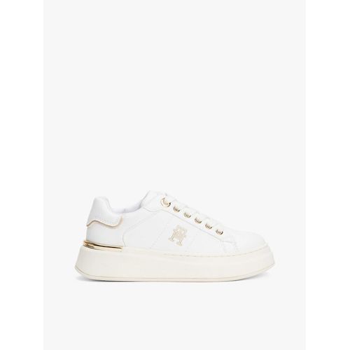 Baskets Lacets Et Monogramme Th Low Cut Lacesup Sneaker/white