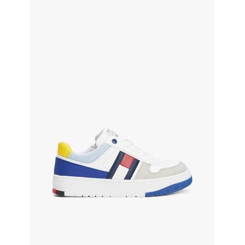 Baskets Coloursblock Finement Crantées Flag Low Cut Lacesup Sneaker/multicolor