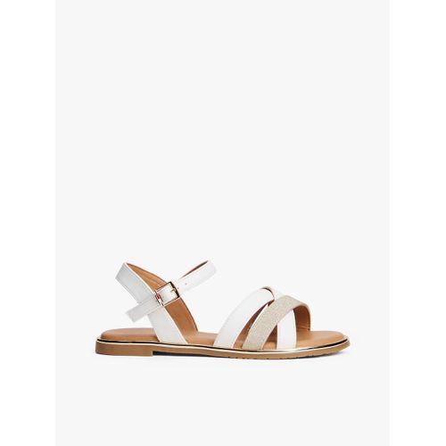 Sandales Bride Pailletée Sandal/white/platinum