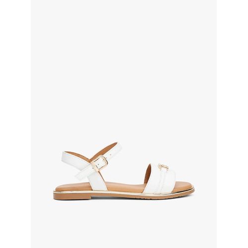 Sandales Plaque Monogramme Th Sandal/white