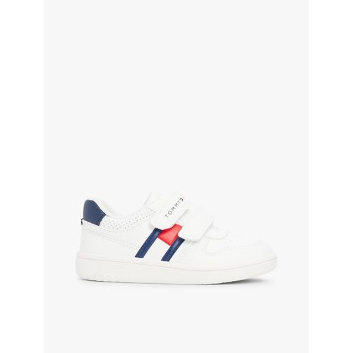 Baskets Scratchs Et Drapeau Flag Low Cut Velcro Sneaker/white/blue