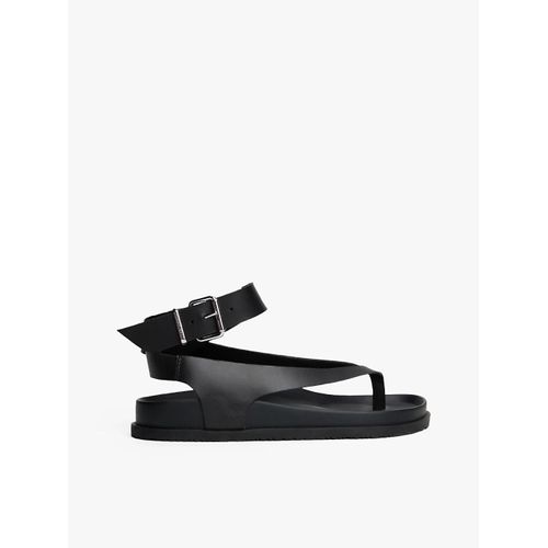 Sandales En Cuir Bride Cheville Tjw Ankle Strap Sandal/black