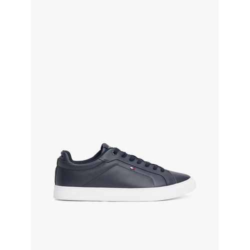 Baskets En Cuir Drapeau Brodé Icon Court Lth Flag Ess/navy Blue