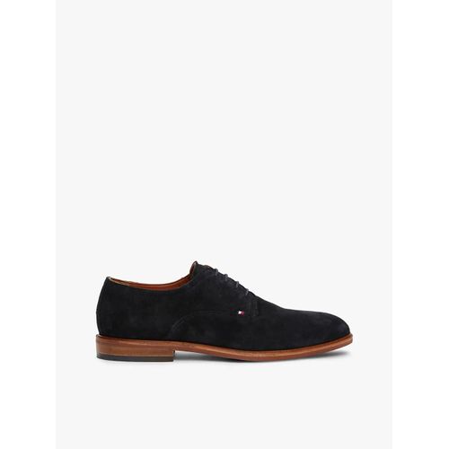 Derbies Emblématiques En Daim Hilfiger Thunit Suede Shoe/navy Blue