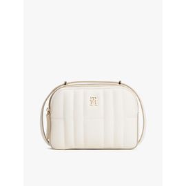 Sac bandoulière matelassé à monogramme TH TH FEMININE CONV CAMERA BAG/Ivory Petal