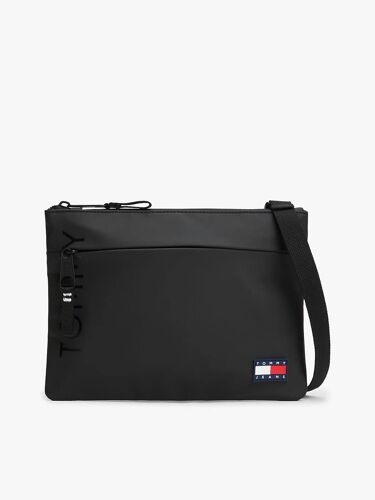 Pochette Essential à bandoulière et logo TJM DAILY + NS SACOCHE/Black