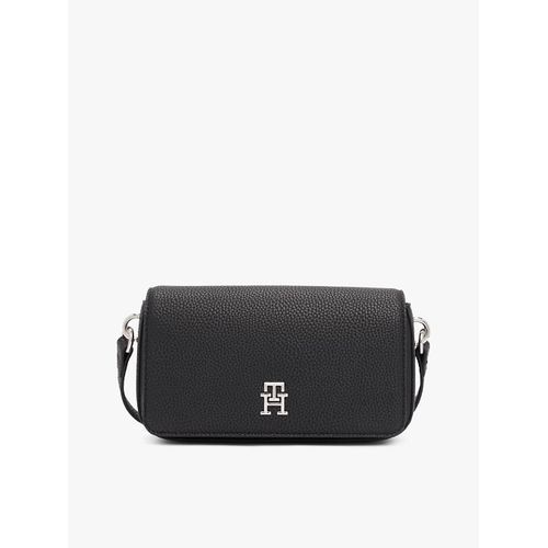 Sac bandoulière à rabat TH Emblem TH EMBLEM FLAP CROSSOVER/Black