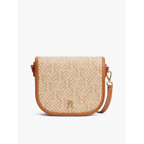 Sac besace TH Monoplay TH MONOPLAY LEATHER SADDLE BAG/Sandalwood
