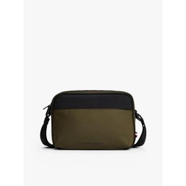 Petit sac bandoulière à logo en métal TH REPREVE CAMERA BAG/Platinum Olive