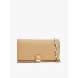 Petit sac bandoulière à monogramme TH TH HER FLAP W/CHAIN/Safari Canvas