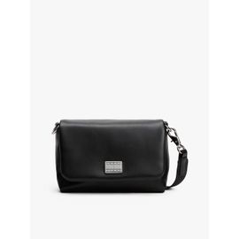 Sac bandoulière à rabat et logo TJW AMERICAN COOL FLAP CROSSOVER/Black