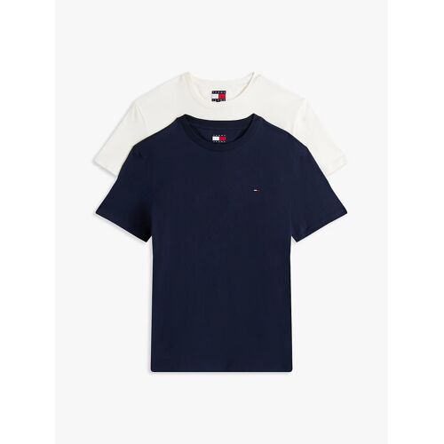 Lot De 2 T-Shirts Extra Slim En Jersey Tjm Xslim 2pack Jersey Tee Ext/Dark Night Navy/Ecru - Xxl