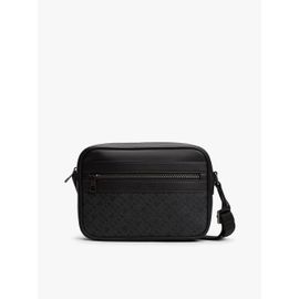Sac reporter à bandoulière et monogramme TH TH MONOGRAM EW REPORTER/Black