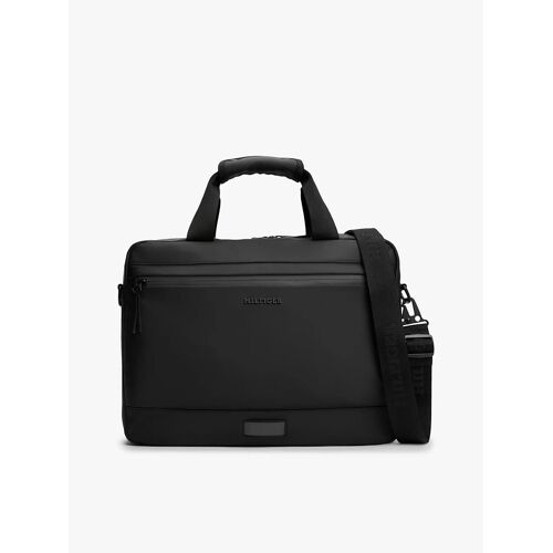 Sacoche pour ordinateur à logo texturé TH TPU COMPUTER BAG/Black
