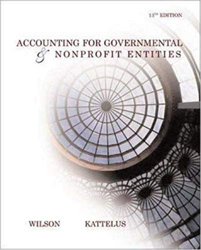 Accounting For Governmental And Nonprofit Entities W/ City Of Smithville