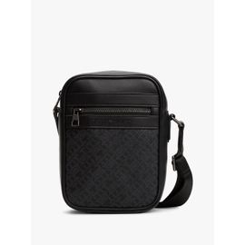Sac reporter à bandoulière et monogramme TH TH MONOGRAM MINI REPORTER/Black