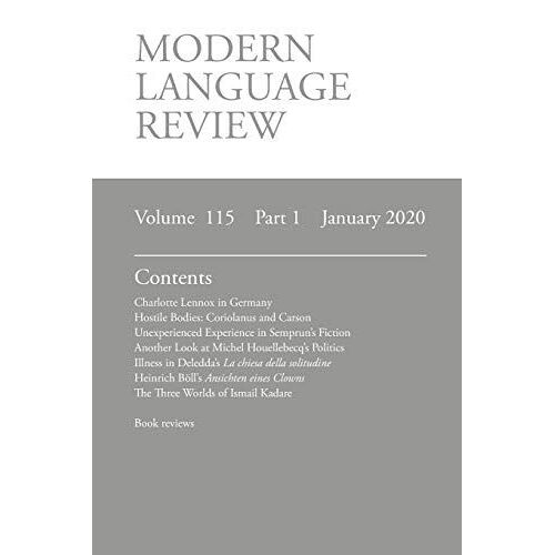 Modern Language Review (115
