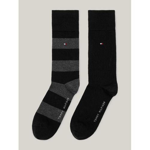 Lot De 2 Paires De Chaussettes Classics Rayées Th Men Rugby Sock 2p/black 39