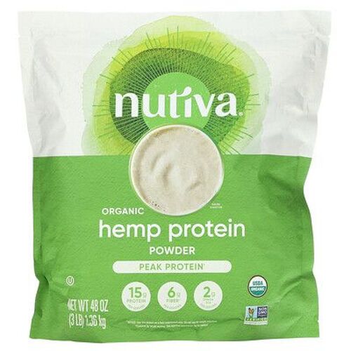 Nutiva Protéine De Chanvre Bio 15 G, 1.36 Kg (3 Lbs) 