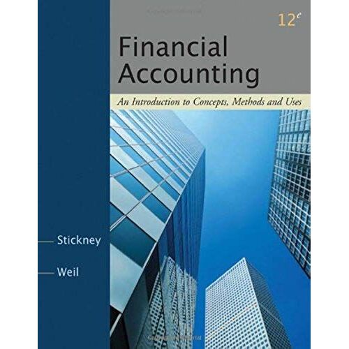 Financial Accounting: An Introduction To Concepts, Methods And Uses