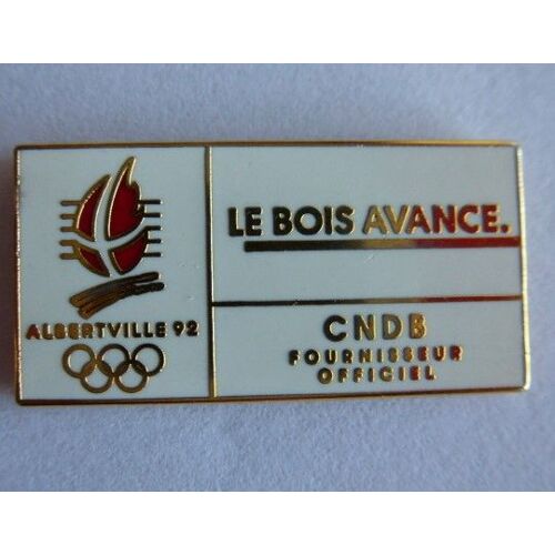 Pins Jeux Olympiques Albertville 1992 Le Bois Avance Cnde Fournisseur Officiel