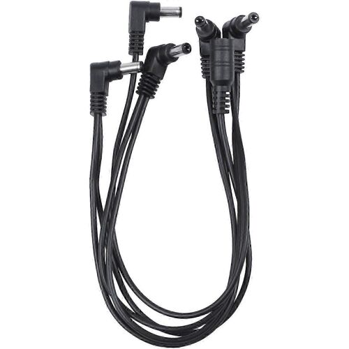 AROMa ADC-M5 Câble d'alimentation en guirlande 5 voies pour pédales d'effets guitare ou basse