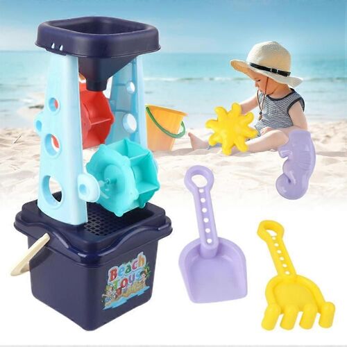 Ensemble De Jouets De Plage D #39;Été Pour Enfants Ensemble De Jeux De Sable Ensemble De Jouets De Plage Extérieur Réutilisable Durable