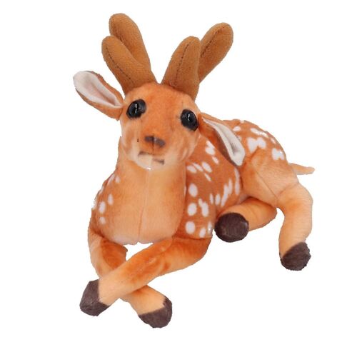 Simulé Sika Cerf Peluche Jouet Jardin Décor Animal Peluche Scène Maison Patio Ornements