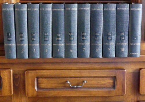 Encyclopédie Larousse 1960 10 Vol+ 1 Sup