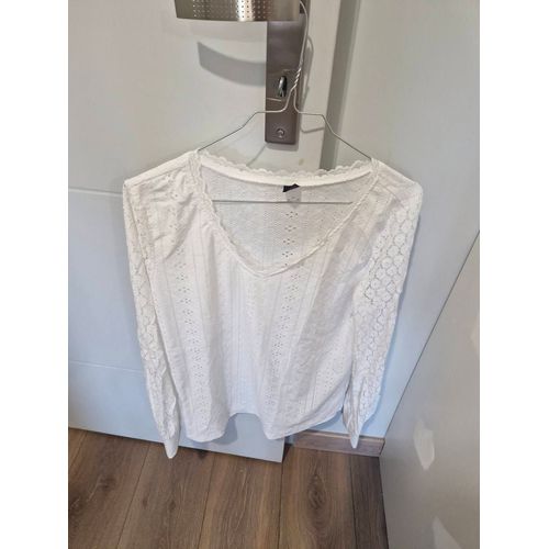 Tee-Shirt Manche Longue Blanc