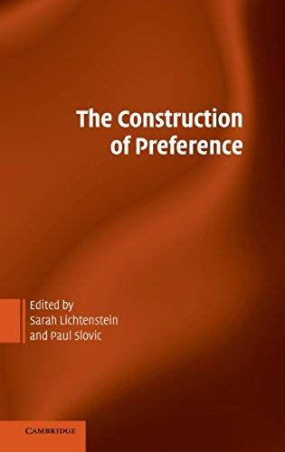 The Construction Of Preference