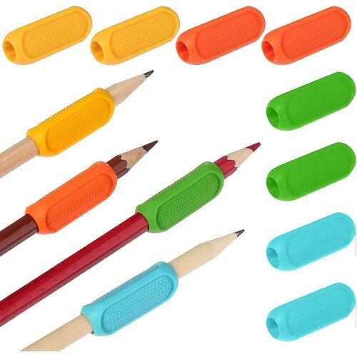 Pack De 8 Poignées À Crayon, Porte-Stylo En Silicone, Poignées De Stylo En Silicone