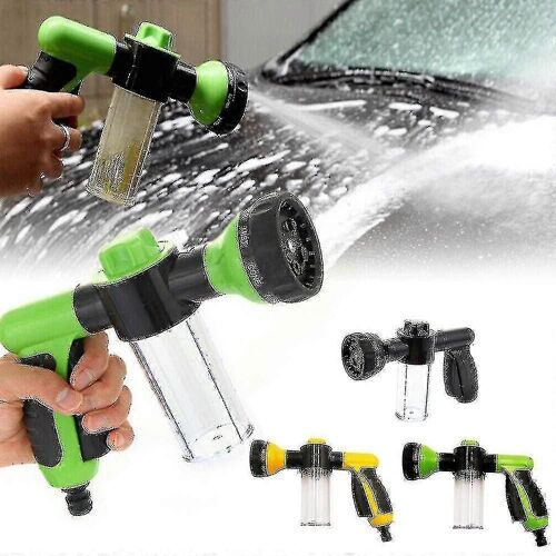 Portable Dog Jet Spray avec distributeur de savon Pup Jet Steeples réglable jaune