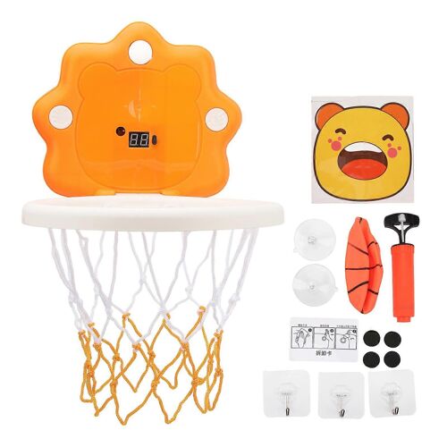 Ensemble de jeu de basket-ball pliable pour tout-petit avec capteur de lumière