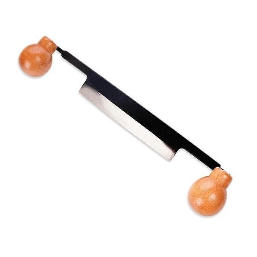 Couteau de dessin pour le travail du bois avec lame en acier à haute teneur en carbone Outil à main d'écorçage du bois Outil de travail du bois de dessin js