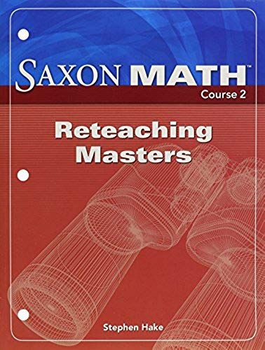 Saxon Math Course 2: Reteaching Masters