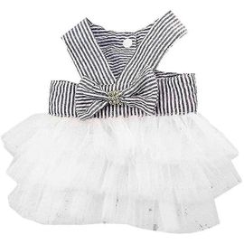 Robe De Chien Puppy Mesh Jupe Pet Party Summer Clothes Set