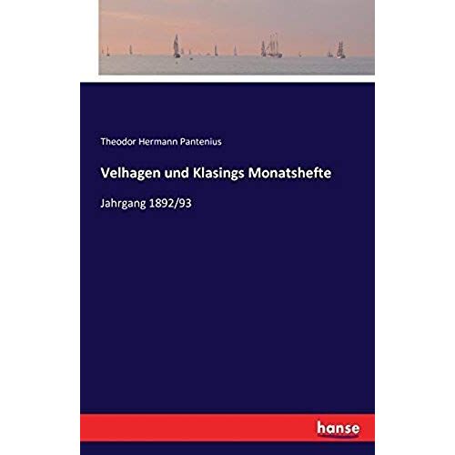 Velhagen Und Klasings Monatshefte