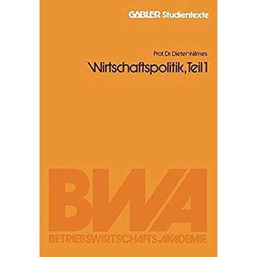 Wirtschaftspolitik, Teil 1